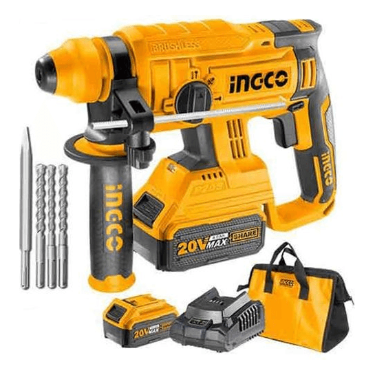 Ingco CRHLI22012 20V Cordless Rotary Hammer BL Motor - KHM Megatools Corp. Ingco CRHLI22012 20V Cordless Rotary Hammer BL Motor - KHM Megatools Corp.